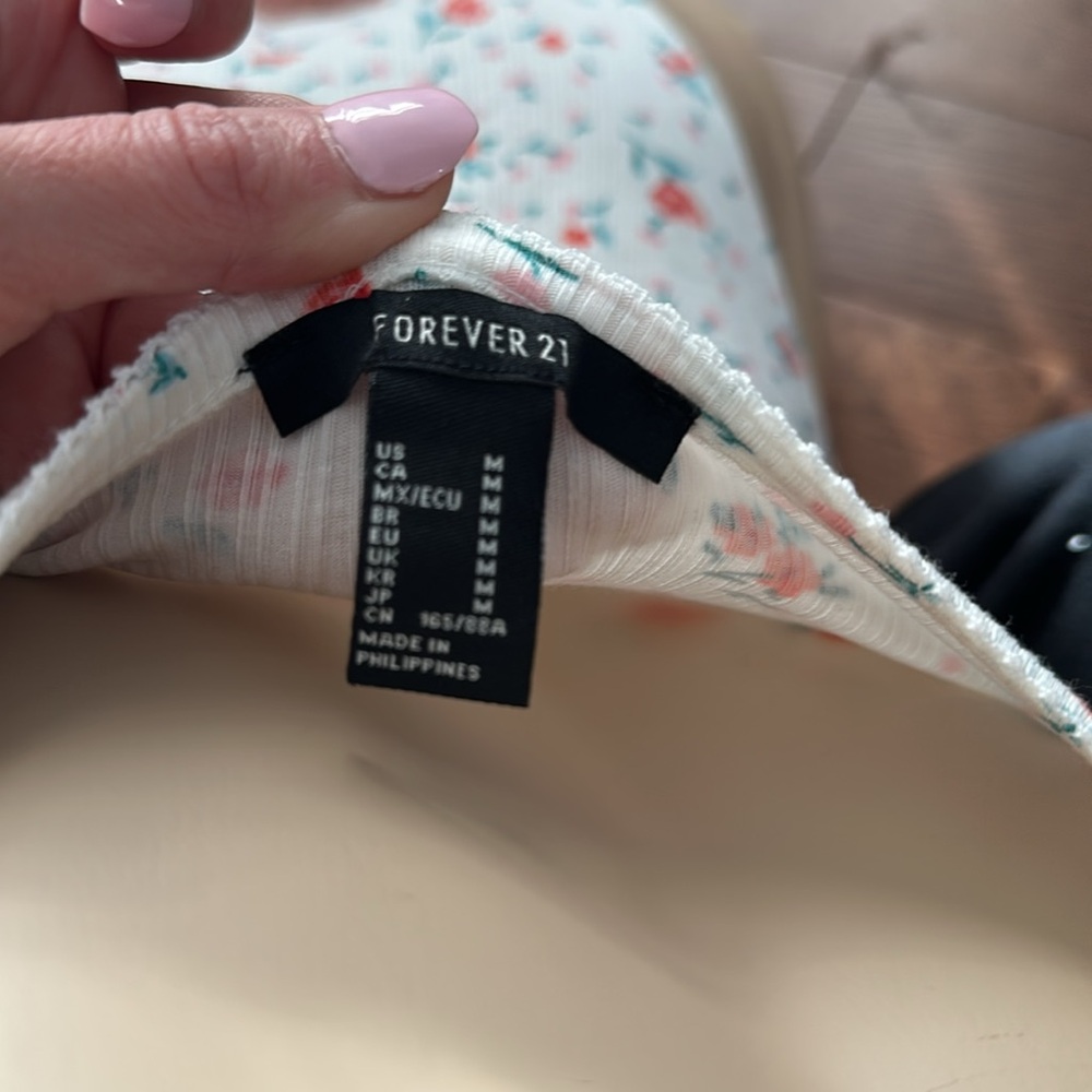 Floral Tank Bodysuit - Picture 3 of 3